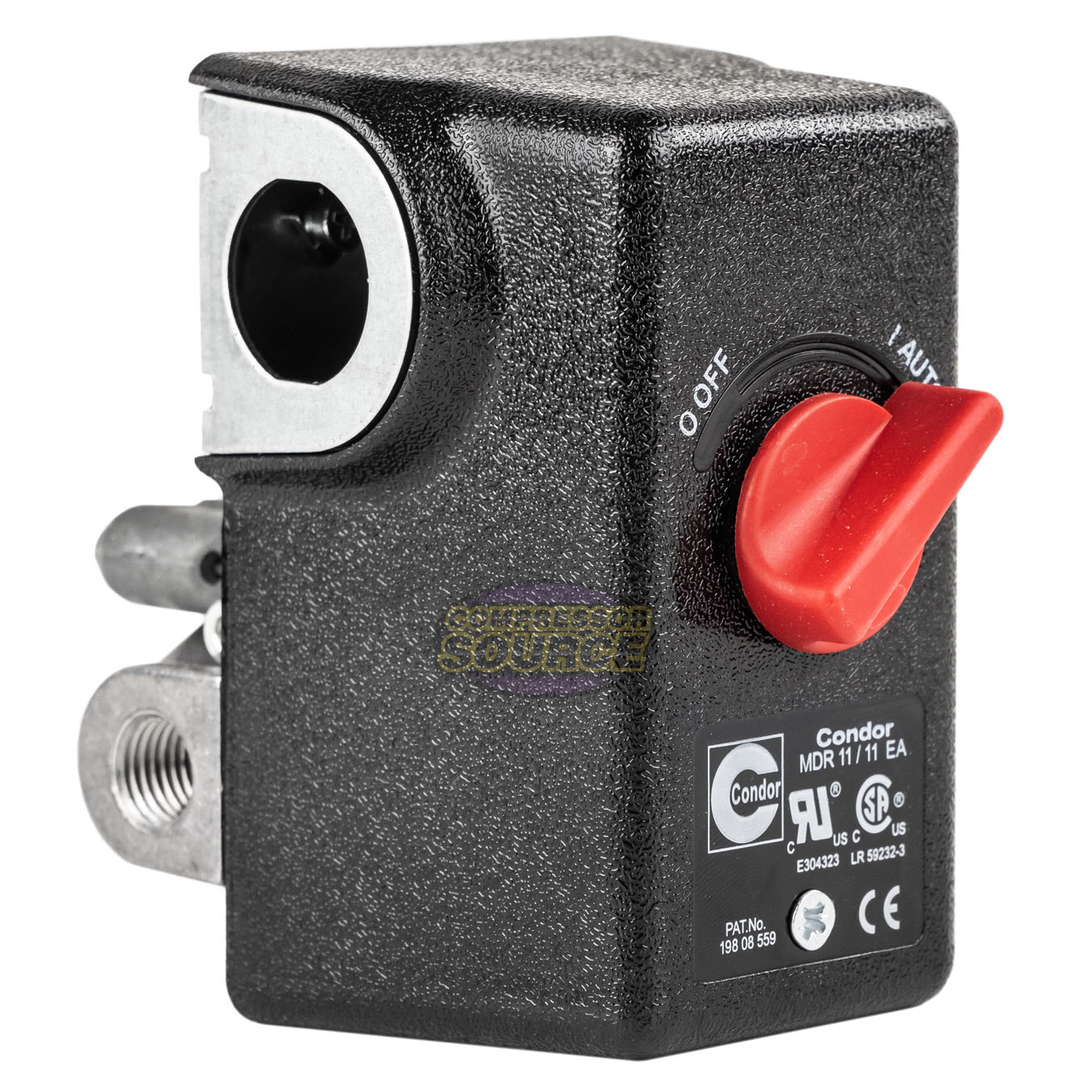 Condor 11KC2E Pressure Switch Control Valve 140175PSI 4 Port 1/4" FNPT